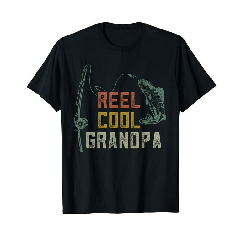 Mens Funny Cool Grandpa Fishing Shirt Fisherman Men Fathers Day Mens Funny Cool Grandpa Fishing Shirt Fisherman Men Fathers Day