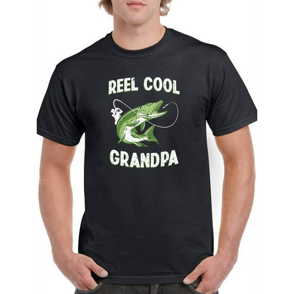 Reel Cool Grandpa. T-Shirt Men -GoatDeals Designs, Male Large