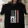 thumbnail image 1 of Reel Cool Pa USA Flag Fishing Father's Day Grandpa Graphic New Unisex T-Shirt , up to 5XL, 1 of 3