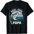 thumbnail image 1 of Reel Cool Papa Fishing Father’s Day Gift Unisex T-Shirt for Dads Who Love Fishing, 1 of 3