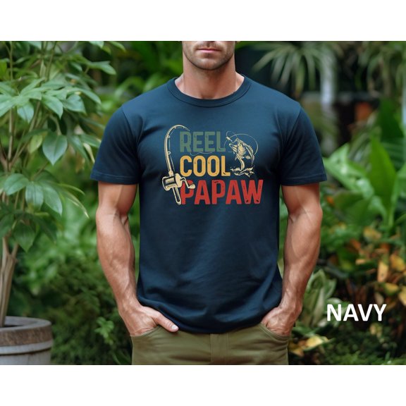 Reel Cool Papaw Shirt, Papaw Fishing T-Shirt, Papaw Fishing Buddy Tee, Papaw Gift For Men Tshirt