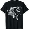 thumbnail image 1 of Reel Cool Pops Fishing Gifts Pops Father's Day T-Shirt, 1 of 6