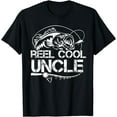 thumbnail image 1 of Reel Cool Uncle Fishing Daddy Fathers Day Dad Gifts For Men T-Shirt, 1 of 3