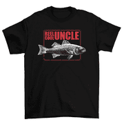 JAX OF HEARTS Reel Cool Uncle T-Shirt Fishing Fisherman Uncle Gift Tee Men