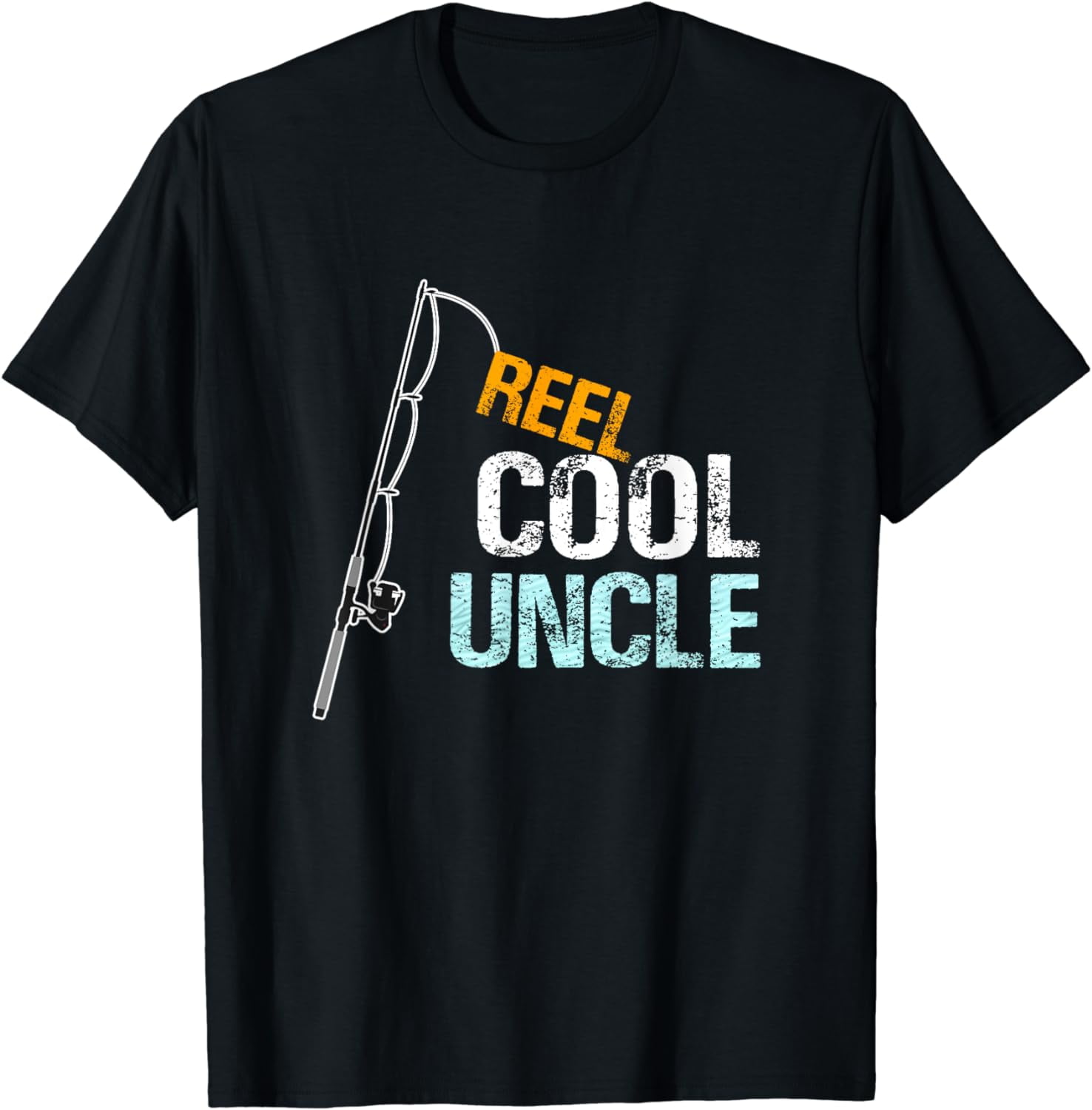 Reel Cool Uncle graphic Uncle Gift from Niece or Nephew T-Shirt ...