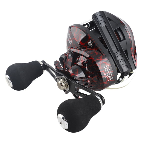 Reel Fishing Reel 18+1 BB Ball Bearing 7.2:1 Portable Baitcasting Reel Left Hand Fishing Bait Casting Reel