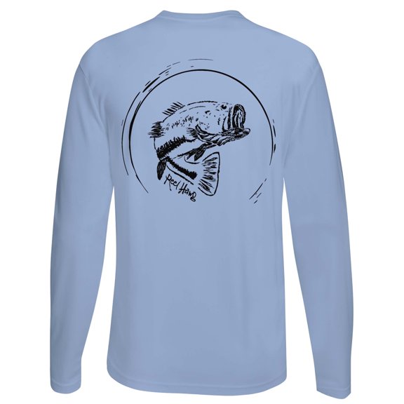 Reel Fishy Apparel Bass Performance Long Sleeves 50+UPF Sun Protection