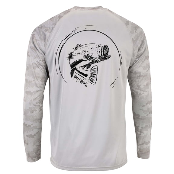 Reel Fishy Apparel Bass Performance Long Sleeves 50+UPF Sun Protection