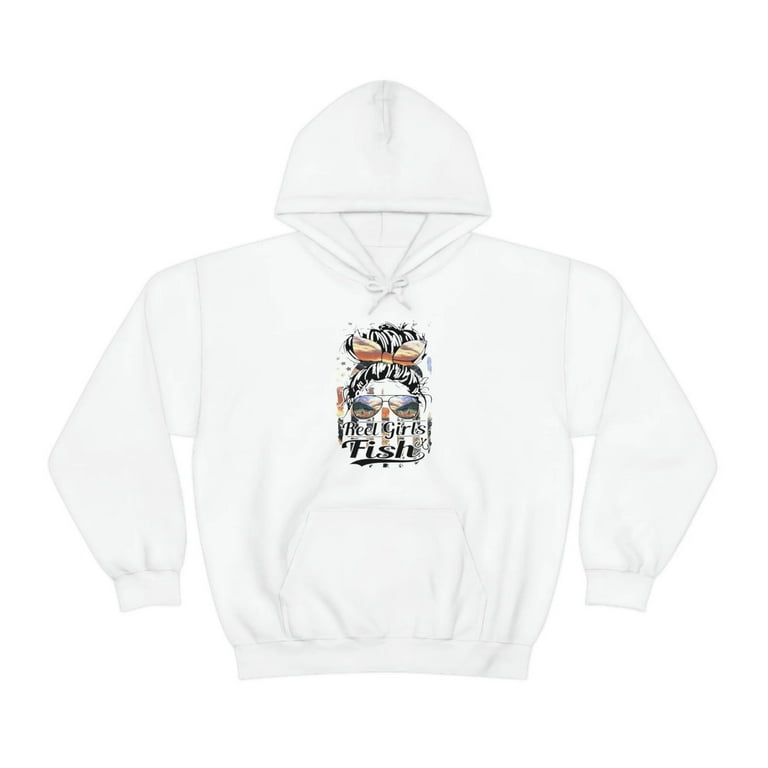 Reel Girls Fish Hoodie, Fishing hoodie, woman hoodie, country shirt Unisex  Heavy Blend™ Hooded Sweatshirt