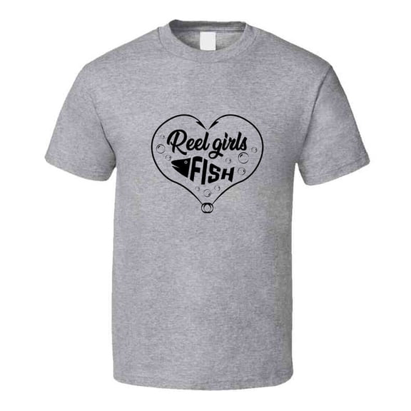Reel Girls Fish Tshirt Cool Fishing Tee Makes A Great Fishing Gift For Her T Shirt