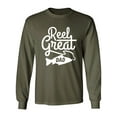 thumbnail image 1 of Reel Great Dad Adult Long Sleeve T-shirt, 1 of 3
