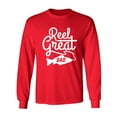 thumbnail image 1 of Reel Great Dad Adult Long Sleeve T-shirt, 1 of 3