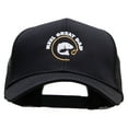 thumbnail image 1 of Reel Great Dad Embroidered Solid Cotton Twill Mesh Prostyle Cap - Black OSFM, 1 of 5