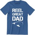 thumbnail image 1 of Reel Great Dad - Funny Fathers Day Fish Lover Men's Gift T-Shirt, 1 of 4