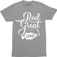 thumbnail image 1 of Reel Great Dad Funny Fishing Cool Daddy Fathers Day Gift Idea Men's T-Shirt, 1 of 4