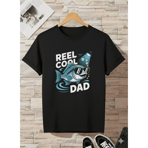 Reel Great Dad Funny Fishing Outdoor Hobby Gift Unisex T-Shirt up to size 5XL