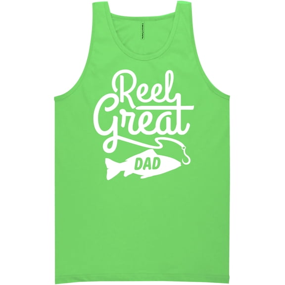 Reel Great Dad Neon Tank Top