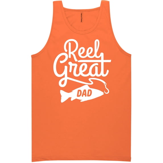 Reel Great Dad Neon Tank Top