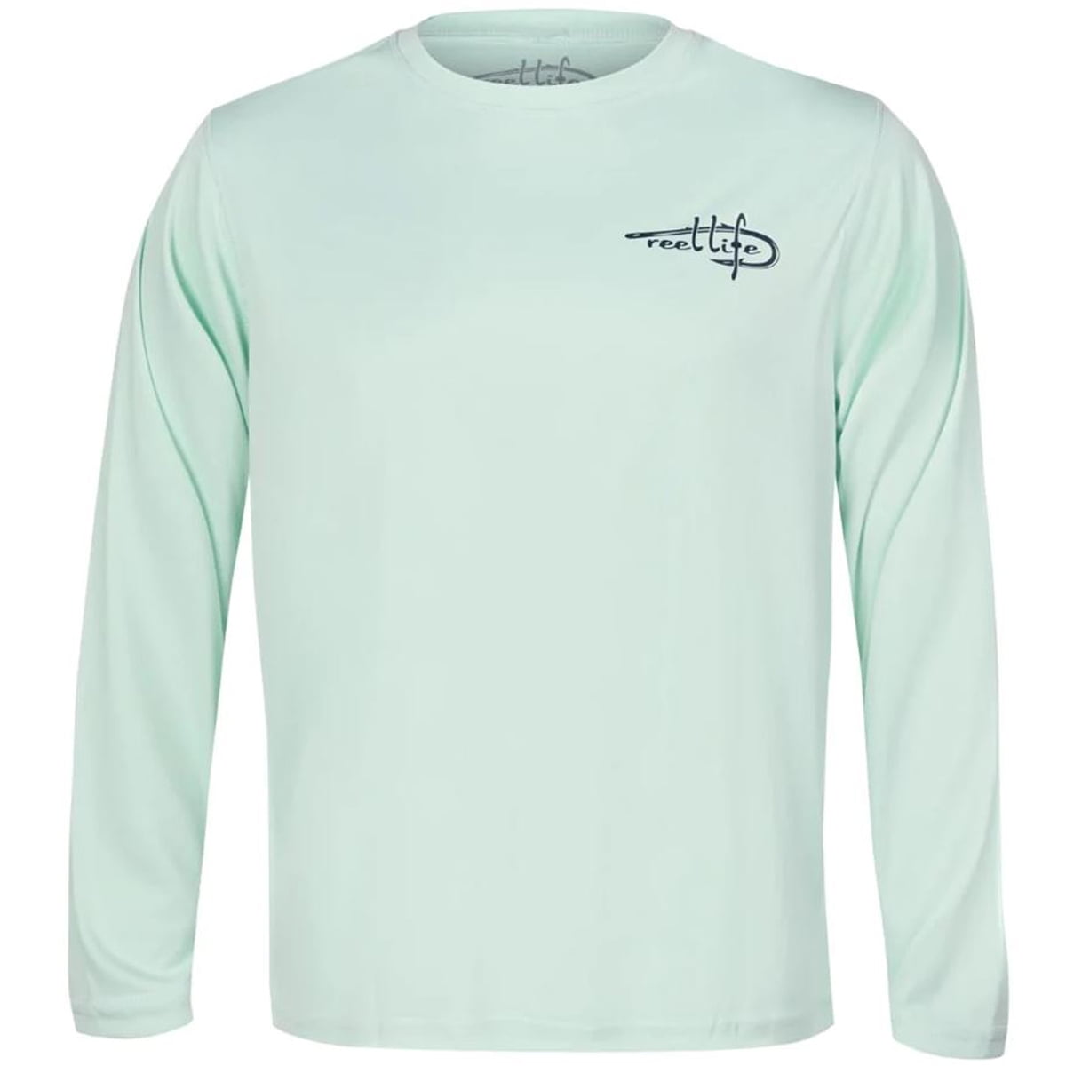 Reel Life Color Splash Sail UV Long Sleeve T-Shirt - Medium - Misty Jade