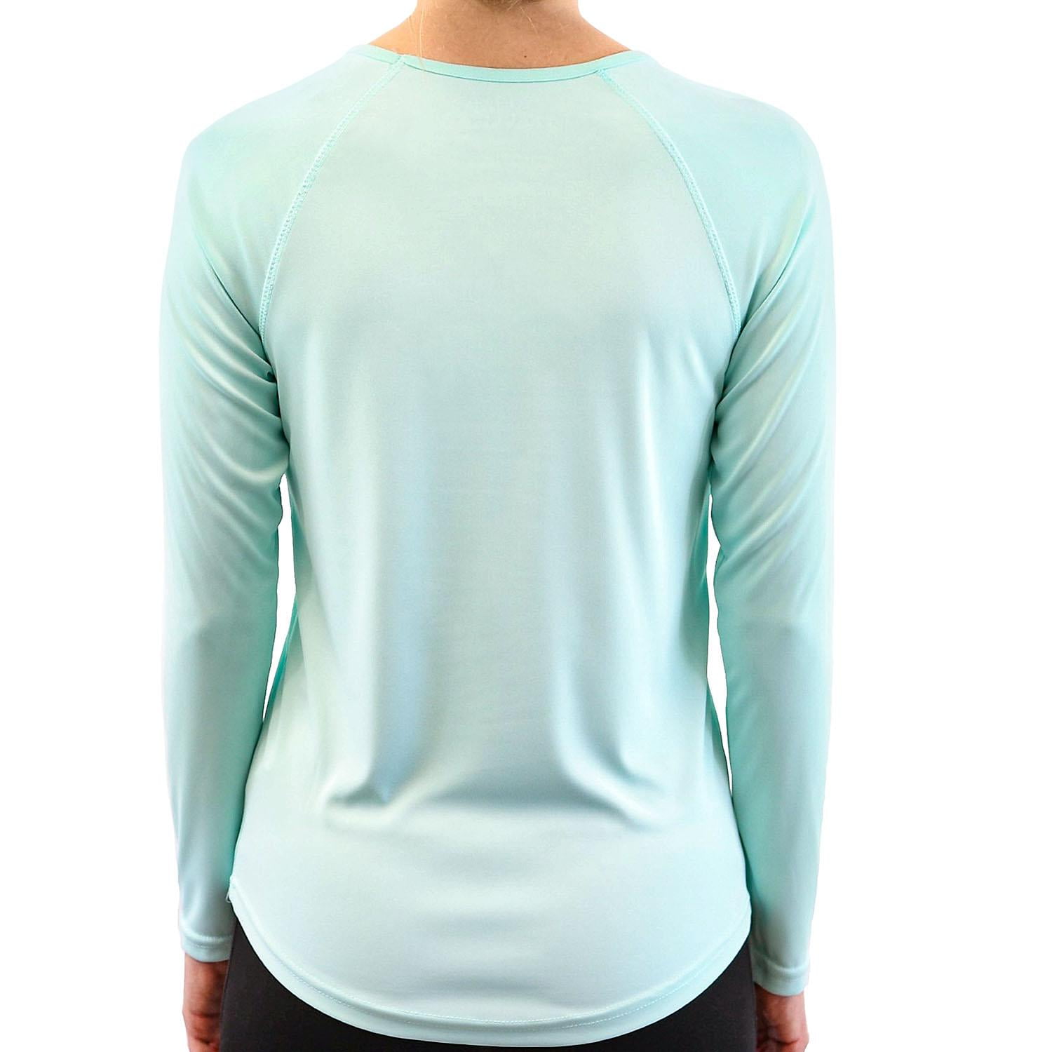 Reel Life Ladies Long Sleeve UV Tee (Seagrass, Large)