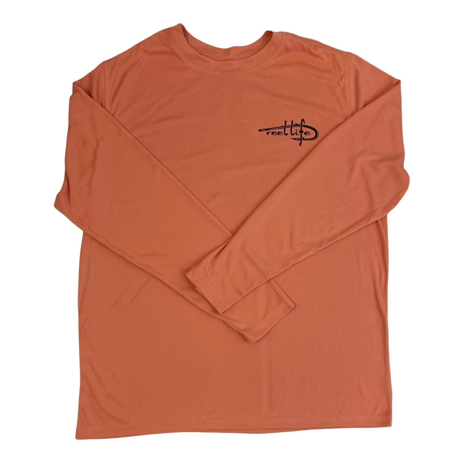 Reel Life Men's Sun Defender Lightweight Long Sleeve UV T-Shirt (Blooming  Dahlia, M)