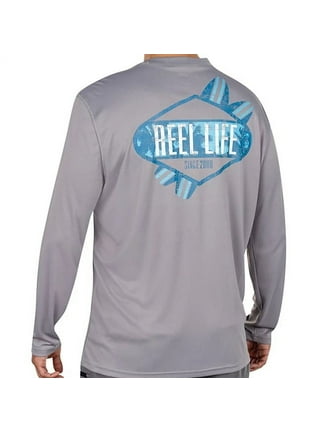 REEL LIFE Performance Long Sleeve Fishing/Sport Shirt (Us Men’s Size  XXLARGE)NEW