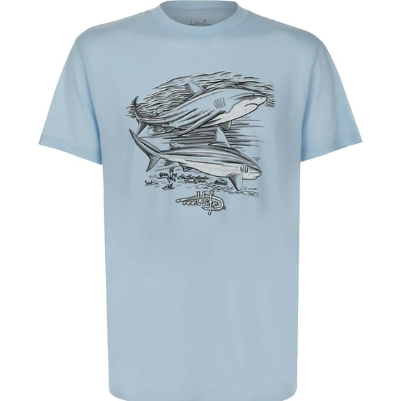 Reel Life Neptune Ocean Washed Bullsharks T-Shirt - XL - Omphalodes
