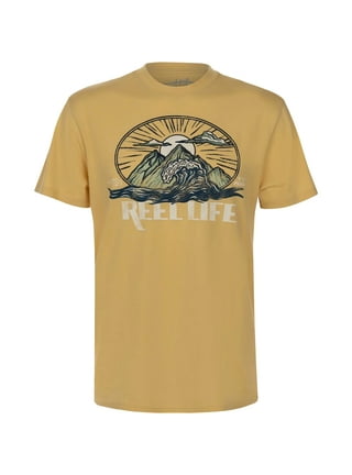 Pale Yellow S Reel Life UV T-Shirt