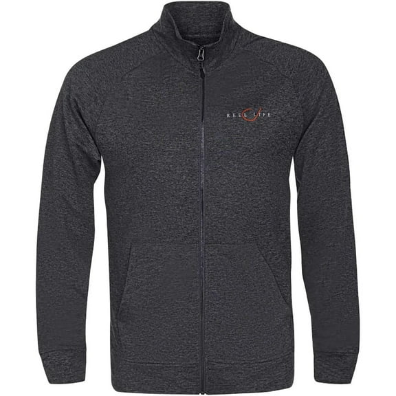 Reel Life Pompano Full Zip Jacket - Large - Anthracite