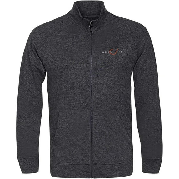 Reel Life Pompano Full Zip Jacket - Medium - Anthracite