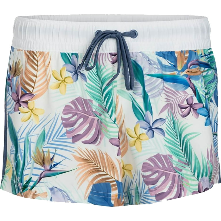 Reel Life Women's Marabella Tropical Explosion Sun Shorts - Medium - Multi