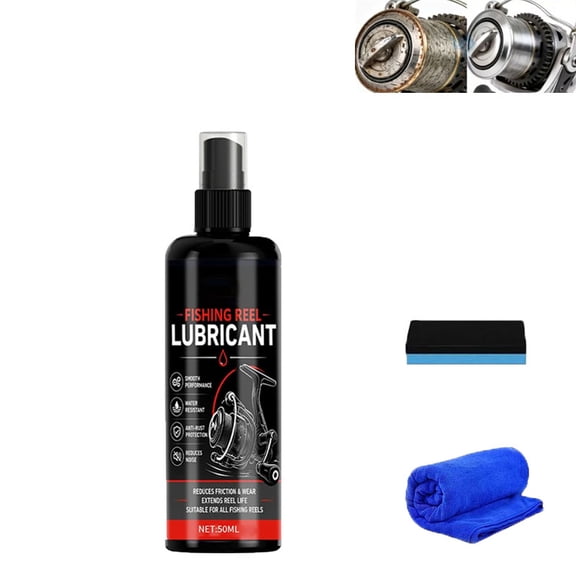Reel Maintenance Cleaner, Fishing Reel Cleaner Spray, Extends Gear Life, Smooth Casting, Long Lasting (1 Pcs)
