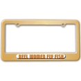 thumbnail image 1 of Reel Women Fly Fish - Fishing License Plate Frame, 1 of 1