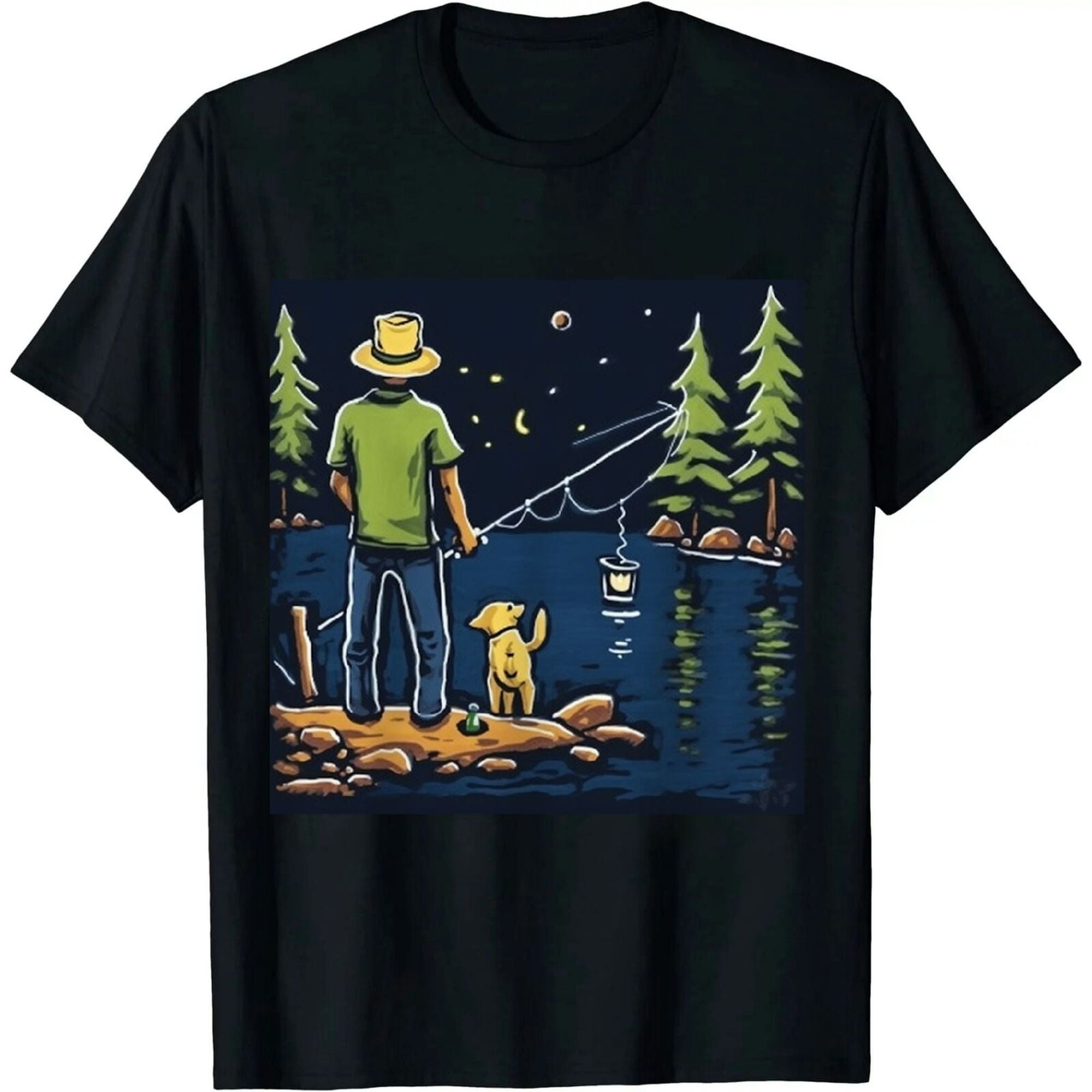 Reel in the Fun Men's Happy Hour Fishing Adventure Cast Away Stress and Hook Some Good Times