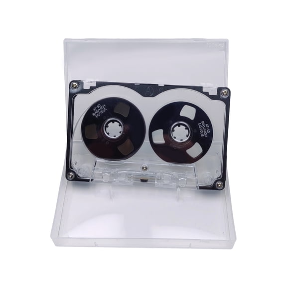 Reel to Reel Blank Cassette Tape Double Sided Metal Sound Cassette Tape with 50 Minutes Recording Time for Music Record