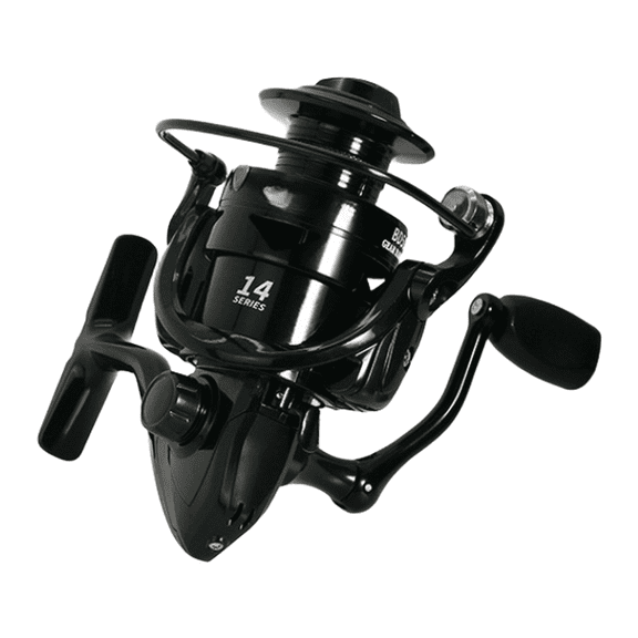 Reel with 5.5:1 Gear Ratio Aluminum Alloy Spool Metal Handle and 8kg Drag Optimized for Smooth Line Release and Casting Distance (BD1000)
