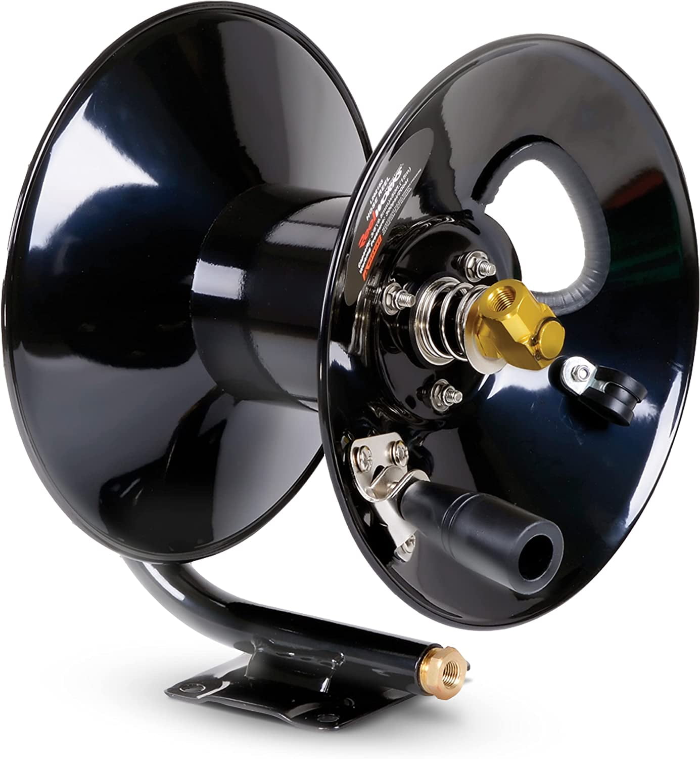 ReelWorks Hand Crank Air Compressor Hose Reel Without Hose (3/8" x 50