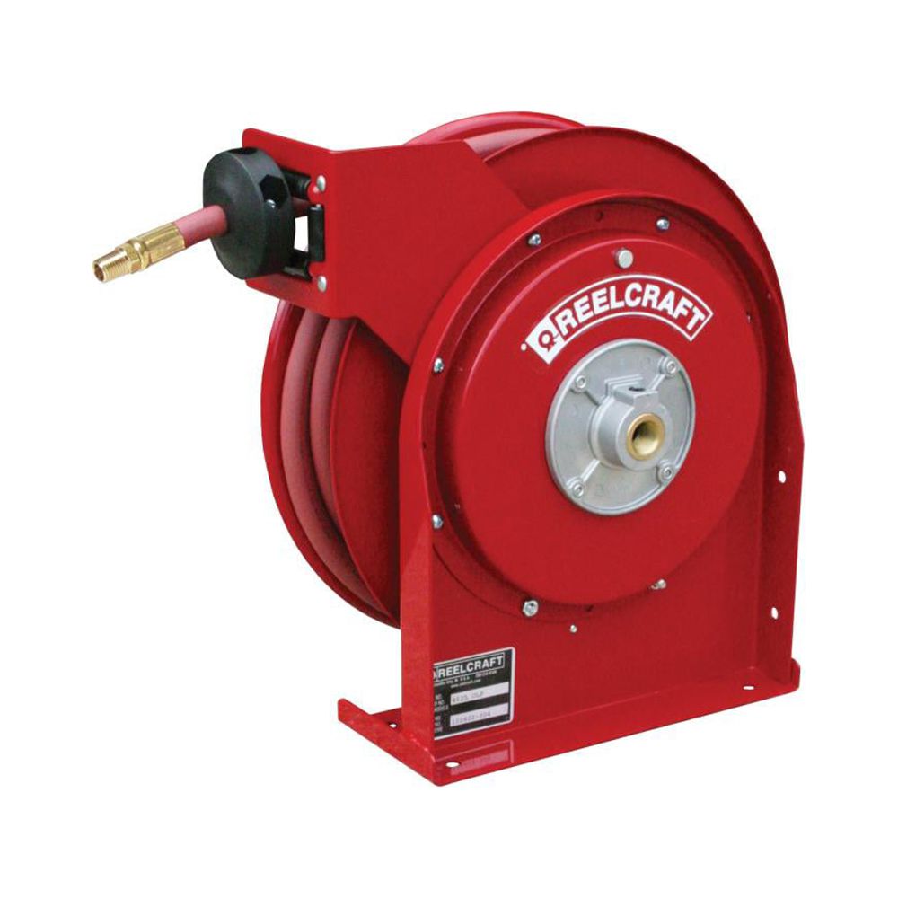 Reelcraft-4420 OLP Series 4000 - 1/4 In. x 20 Ft. Spring Retractable Hose Reel with Hose, Steel - image 1 of 2