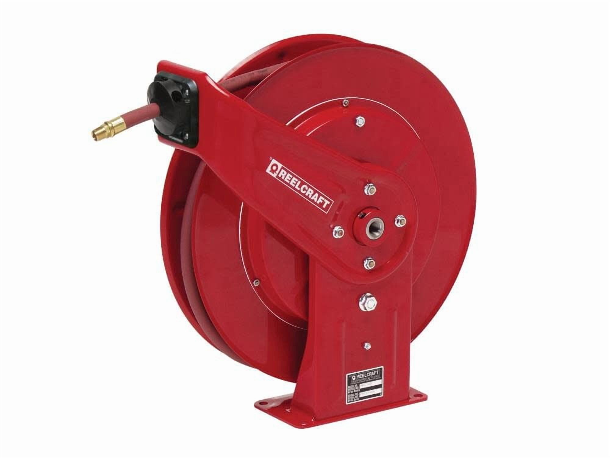 Reelcraft 7670 OLP 3/8""x70' 300 PSI Heavy Duty Spring Retractable Low Pressure