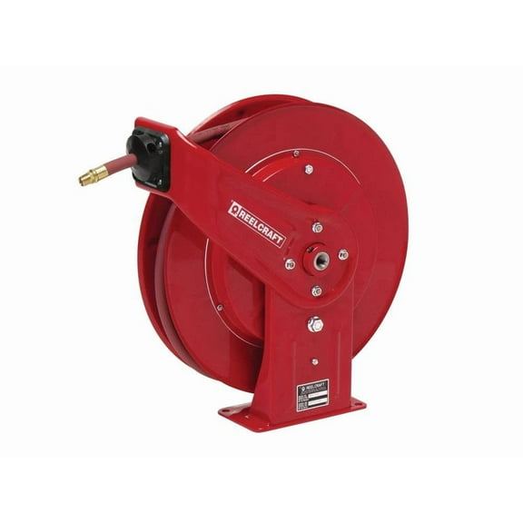 Reelcraft 7670 OLP 3/8""x70' 300 PSI Heavy Duty Spring Retractable Low Pressure