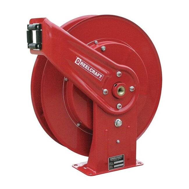 Reelcraft Hose Reel,Spring,No Hose,50ft,1/2"ID 7800 OLP