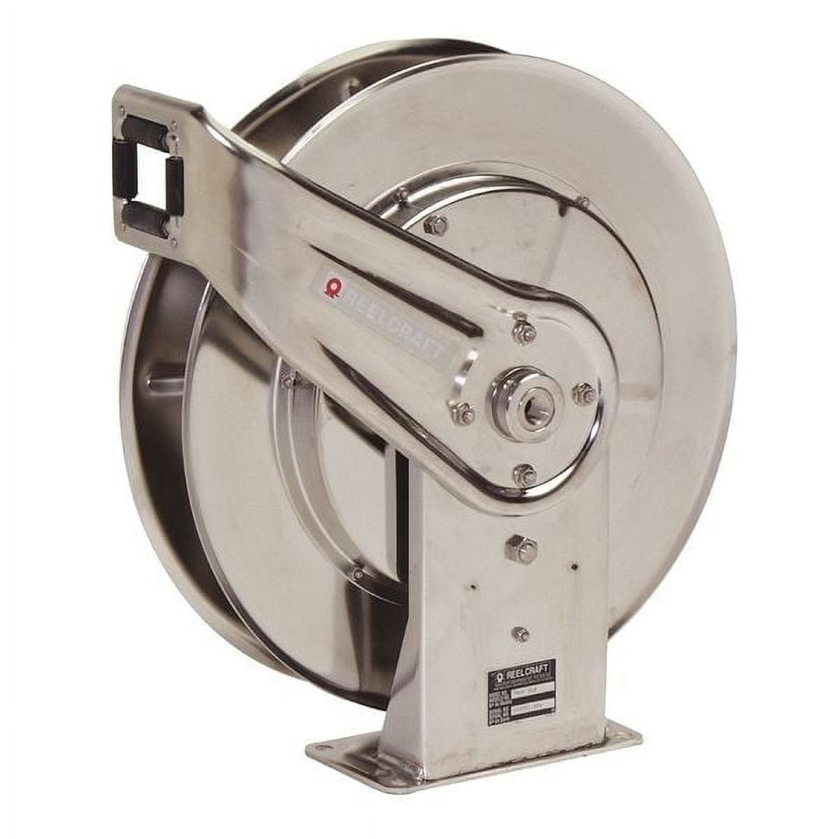 Reelcraft Hose Reel,Spring,No Hose,66ft,3/8"ID 7600 OMS55