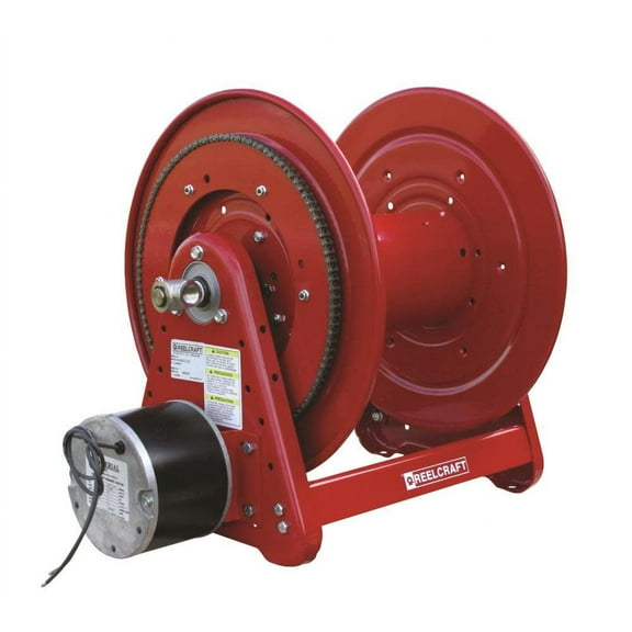 Reelcraft Motor Hose Reel,100 ft (3/4 in I.D.),Red EA33112 L12D