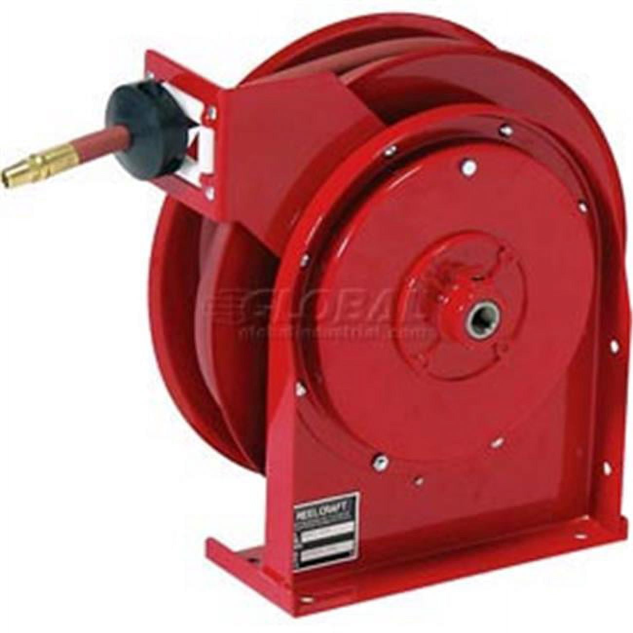 Reelcraft 4625 OLP 3/8" X 25' Spring Retractable Hose Reel - For Air Or Water, Industrial Steel