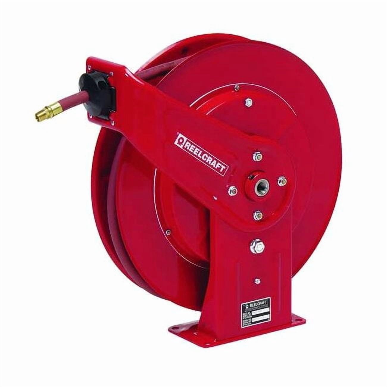 Reelcraft Spring Return Hose Reel,1/4" MNPT,50 ft 7650 OHP