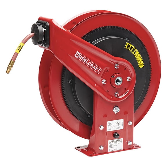 Reelcraft Spring Return Hose Reel,1/4" MNPT,50 ft RS7650 OLP