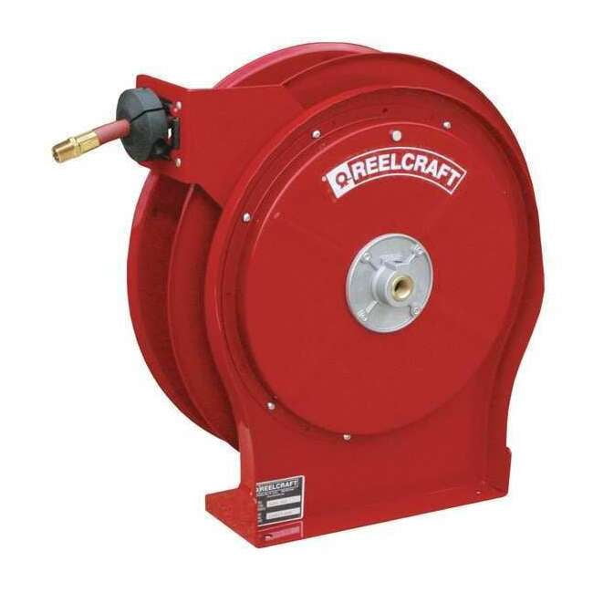 Reelcraft Spring Return Hose Reel,1/4" MNPT,50 ft 5650 OLP-SE