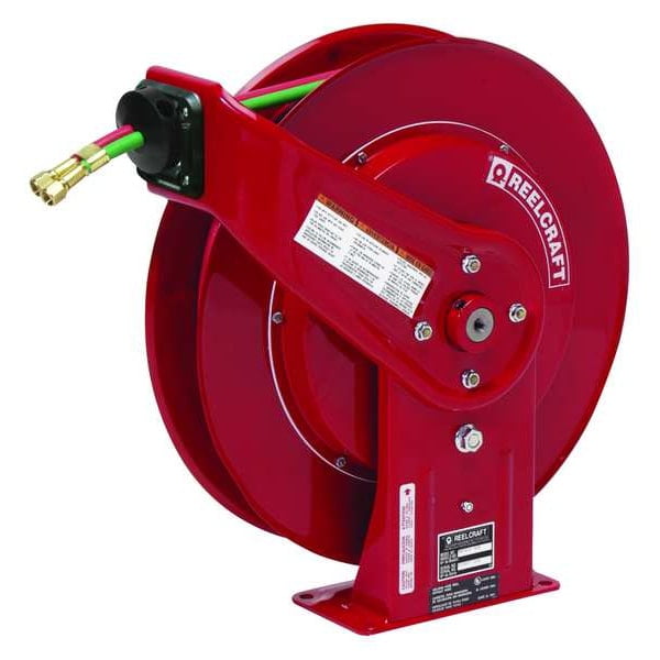 Reelcraft Welding Hose Reel,1/4" ID,60 ft,T Grade TW7460 OLPT