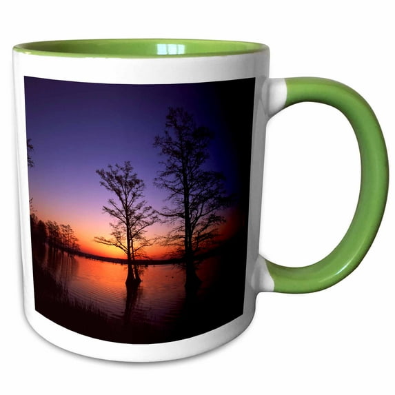 3drose, Reelfoot National Wildlife Refuge, Tennessee, Usa - Us43 Aje0297 - Adam Jones, 11oz Two-tone Green Mug