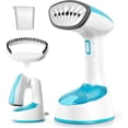 thumbnail image 1 of Reemix Steamer for Clothes, Folding Handheld Design Garment Wrinkles Remover, 20g/min Strong Penetrating Steam, 25-Sec Fast Heat-up, for Home, Office and Travel, 1 of 10